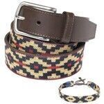 Ceinture Pelpe Fabric-2 Ceinture POLO argentine Beige /