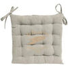 Galettes de chaise Soleil D'Ocre BAGUETTE Gris 40x40 cm. . Maison & D&eacute;co> Galettes de chaise.