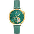 Montre Pierre Lannier Montre Femme ESPERANCE Vert Cuir Vert Grenoble