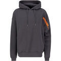 Vestes sur Grenoble : Veste Alpha Industries Flock Logo Hoodie - vintage grey