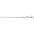 Colliers sur Grenoble : Collier Brillaxis Cha&icirc;ne argent rhodi&eacute; 45cm Blanc