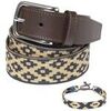 Ceinture Pelpe Fabric-3 Ceinture POLO argentine Beige