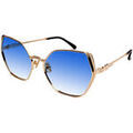 Lunettes sur Grenoble : Lunettes de soleil Xlab Midway Lunettes de soleil, Or/Bleu clair, 56 mm Dor&eacute;