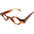 Lunettes de soleil Xlab Goa bleu bloc Cadres Optiques, Miel, 37 mm