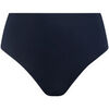 Maillots de bain Lisca Bas maillot slip de bain &eacute;chancr&eacute; taille haute PORTOFINO Noir