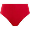 Maillots de bain Lisca Bas maillot slip de bain &eacute;chancr&eacute; taille haute PORTOFINO Rouge