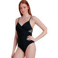 Maillots de bain sur Grenoble : Maillots de bain Admas Maillot de bain une pi&egrave;ce armatur&eacute; crois&eacute; Night Noir