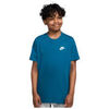 T-shirt enfant Nike TEE SHIRT BLEU - GREEN ABYSS - S