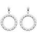 Boucles oreilles Brillaxis Boucles d'oreilles argent et oxydes serti clos Grenoble