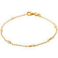 Bracelets sur Grenoble : Bracelets Brillaxis Bracelet plaqu&eacute; or Jaune