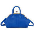 Sac &agrave; main Gallantry Gabrielle Retro Bleu Grenoble