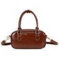 Sac &agrave; main Gallantry Mini Glossy Marron Grenoble