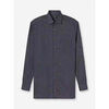 Chemise Olymp Chemise &agrave; motifs droite marine en coton Bleu