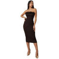 Robes sur Grenoble : Robe La Modeuse Robes pour femme - Marron -