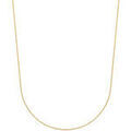 Collier Brillaxis Cha&icirc;ne maille for&ccedil;at 45 cm Jaune Grenoble