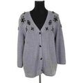 Gilet Escada Cardigan en laine gris Grenoble