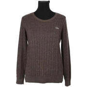 Pull Lacoste Pull en coton marron