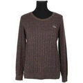 Pull Lacoste Pull en coton marron