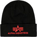 Bonnet Alpha Industries 3D Beanie - black/red