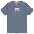 T-shirt Alpha Industries Satin Logo T-Shirt - denim blue