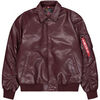 Blouson Alpha Industries PU College Jacket - dark cherry