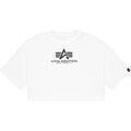 T-shirt Alpha Industries Basic T-Shirt BL Cropped PP W - white