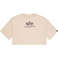 Tee-shirts sur Grenoble : T-shirt Alpha Industries Basic T-Shirt BL Cropped PP W - organic beige
