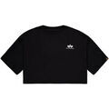 Tee-shirts sur Grenoble : T-shirt Alpha Industries Basic T-Shirt SL Cropped PP W - black