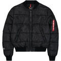 Blouson Alpha Industries MA-1 Logo Puffer - black
