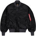 Blouson Alpha Industries MA-1 Distressed - black