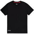 Tee-shirts sur Grenoble : T-shirt Alpha Industries Label Backprint T-Shirt - black