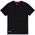 Tee-shirts sur Grenoble : T-shirt Alpha Industries Label Backprint T-Shirt - black/black