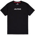 Tee-shirts sur Grenoble : T-shirt Alpha Industries Alpha Backprint Puff T-Shirt - black