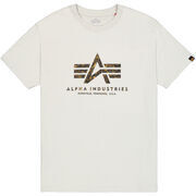 T-shirt Alpha Industries Basic T-Shirt BL Effect Print - stone