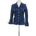 Vestes sur Grenoble : Veste Sonia Rykiel Chemise en coton bleue