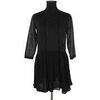 Robe courte S&eacute;zane Robe en coton noire Noir