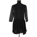 Robes sur Grenoble : Robe courte S&eacute;zane Robe en coton noire Noir
