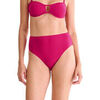 Maillots de bain Lisca Bas maillot slip de bain &eacute;chancr&eacute; taille haute FLORIDA Rose