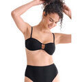 Maillots de bain sur Grenoble : Maillots de bain Lisca Haut maillot de bain bandeau pr&eacute;form&eacute; sans armatures FLORIDA Noir