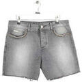 Short Zadig & Voltaire Mini short en coton gris
