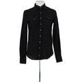 Chemises sur Grenoble : Chemise Saint Laurent Chemise en laine noire