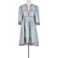 Robe courte Isabel Marant Robe en soie grise