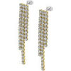 Boucles oreilles Lotus Boucles d'oreilles Style trois colonnes OZ