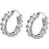 Boucles oreilles Lotus Boucles d'oreilles Style Old Money acier inoxydable
