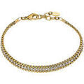 Bracelets Lotus Bracelet Style Old Money acier dor&eacute; rang&eacute;e empierr&eacute;e Jaune Grenoble