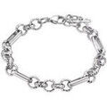 Bracelets sur Grenoble : Bracelets Lotus Bracelet Style acier maillons larges