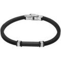 Bracelets Lotus Bracelet homme Style acier noir et caoutchouc Grenoble