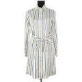 Robe courte Burberry Robe en soie beige