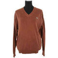Pull Lacoste Pull en coton marron