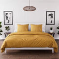 Linge de maison sur Grenoble : Housses de couettes Intemporel Boh&egrave;me Jaune 140x200 cm,220x240 cm,260x240 cm. . Maison > Housses de couettes.